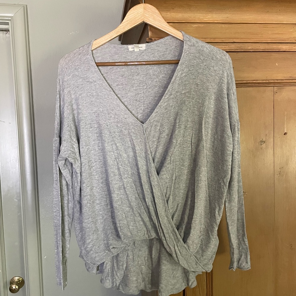 SILENCE + NOISE long sleeve t shirt - grey